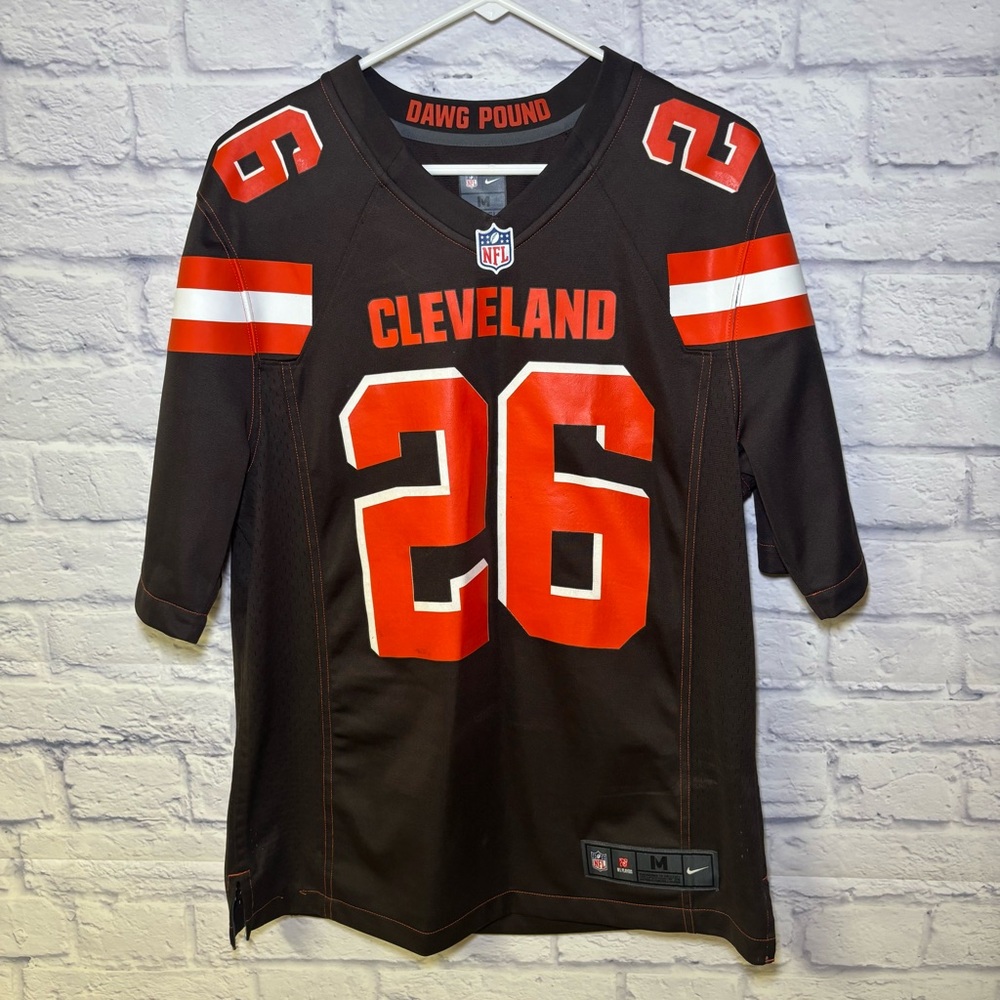 Pierre Desir Cleveland Browns #26 Autographed Nike Men’s Medium NFL Football Fan